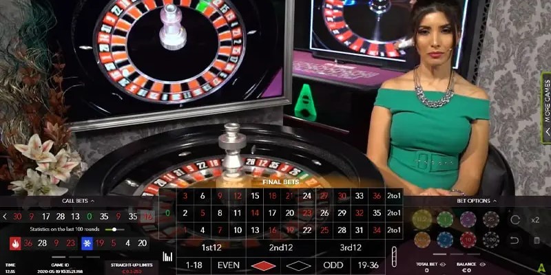 Roulette sảnh chơi tại BK8 online Casino